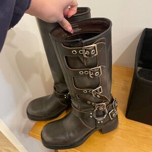 Steve Madden Buckle Knee-High Boots